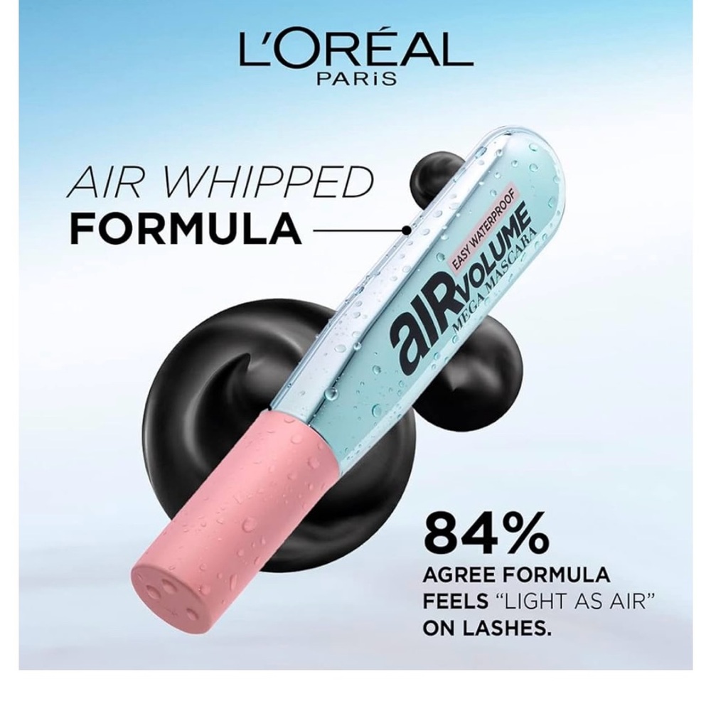 L'Oreal Air Volume Mascara - Pink and Black